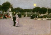 John Singer Sargent The Luxembourg Gardens at Twilight (mk18) oil painting picture wholesale